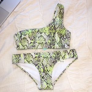 H&M Snakeskin Bikini Set